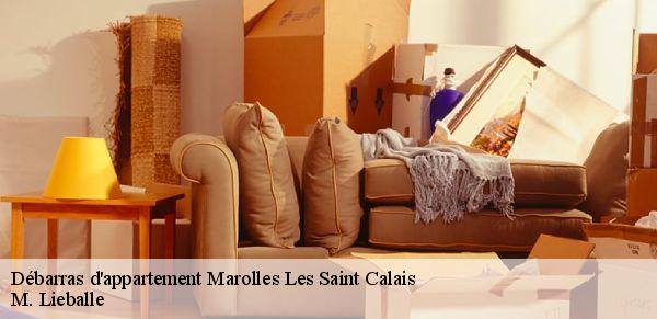 Débarras d'appartement  marolles-les-saint-calais-72120 M. Lieballe 